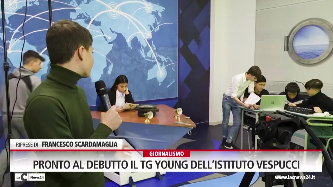 Pronto al debutto il Tg Young dell’Istituto Vespucci