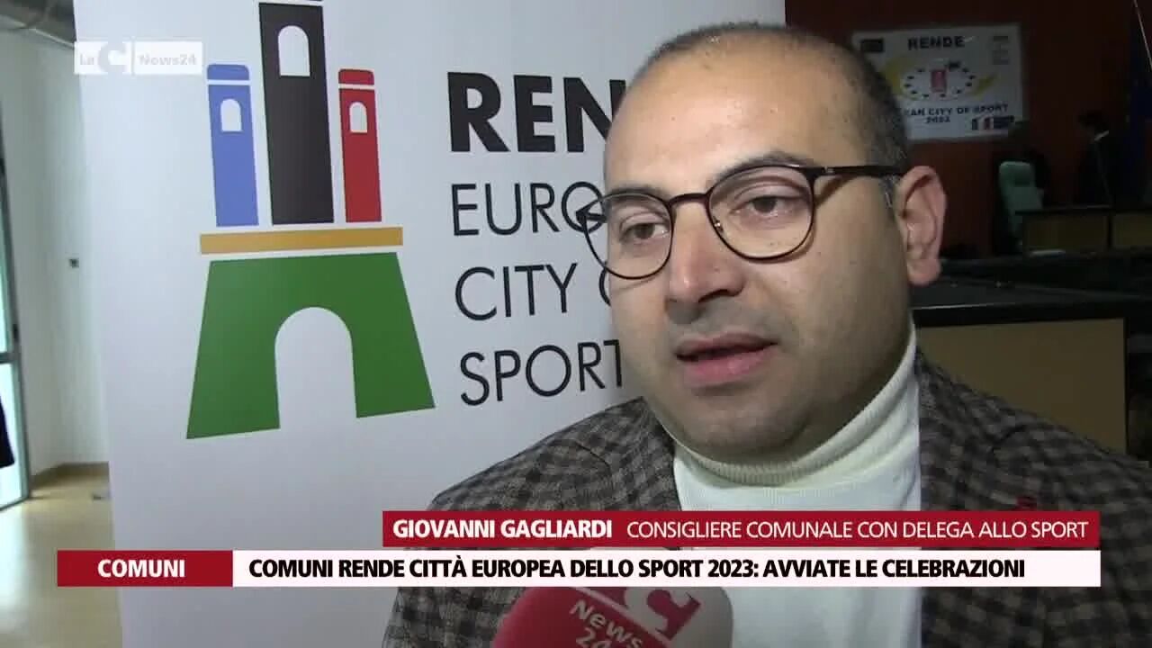 Comuni Rende città europea dello sport 2023: avviate le celebrazioni