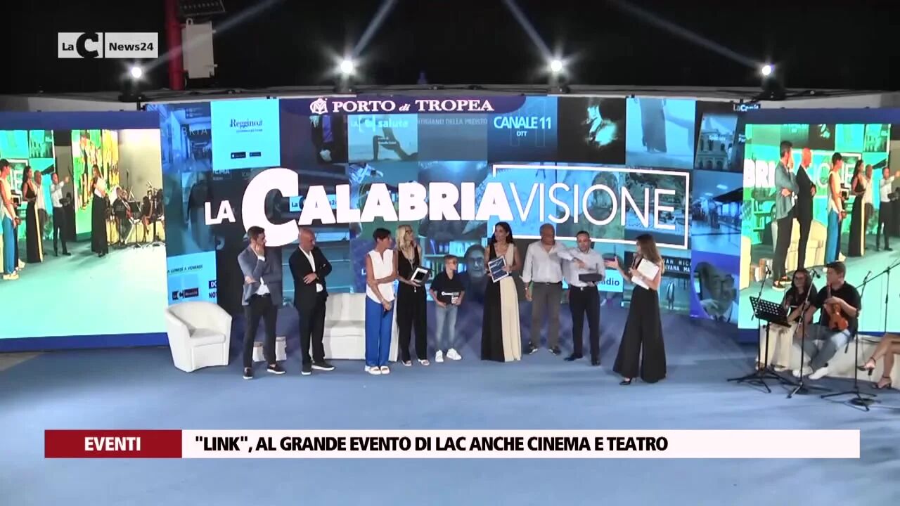 "Link", al grande evento di LaC anche cinema e teatro 