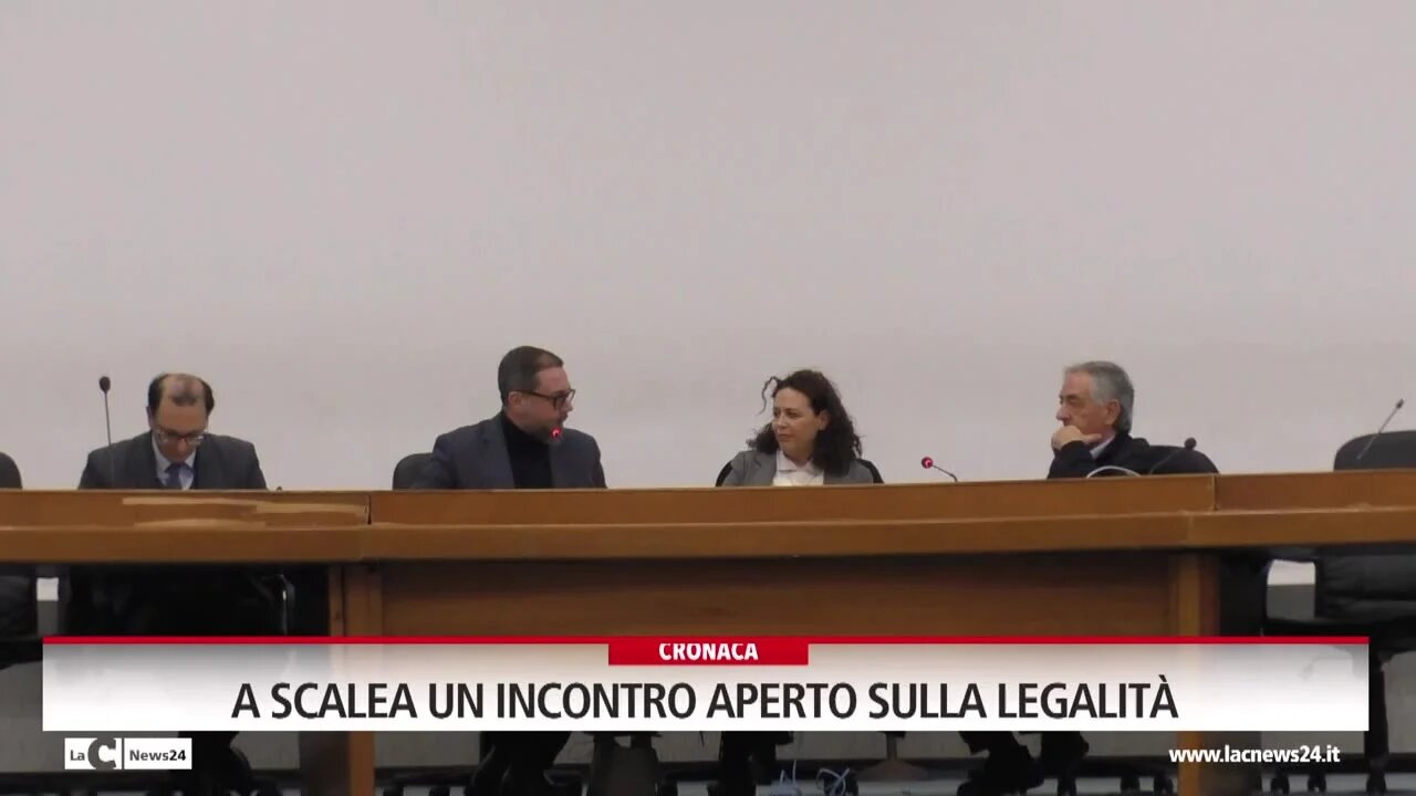 A Scalea un incontro aperto sulla legalità