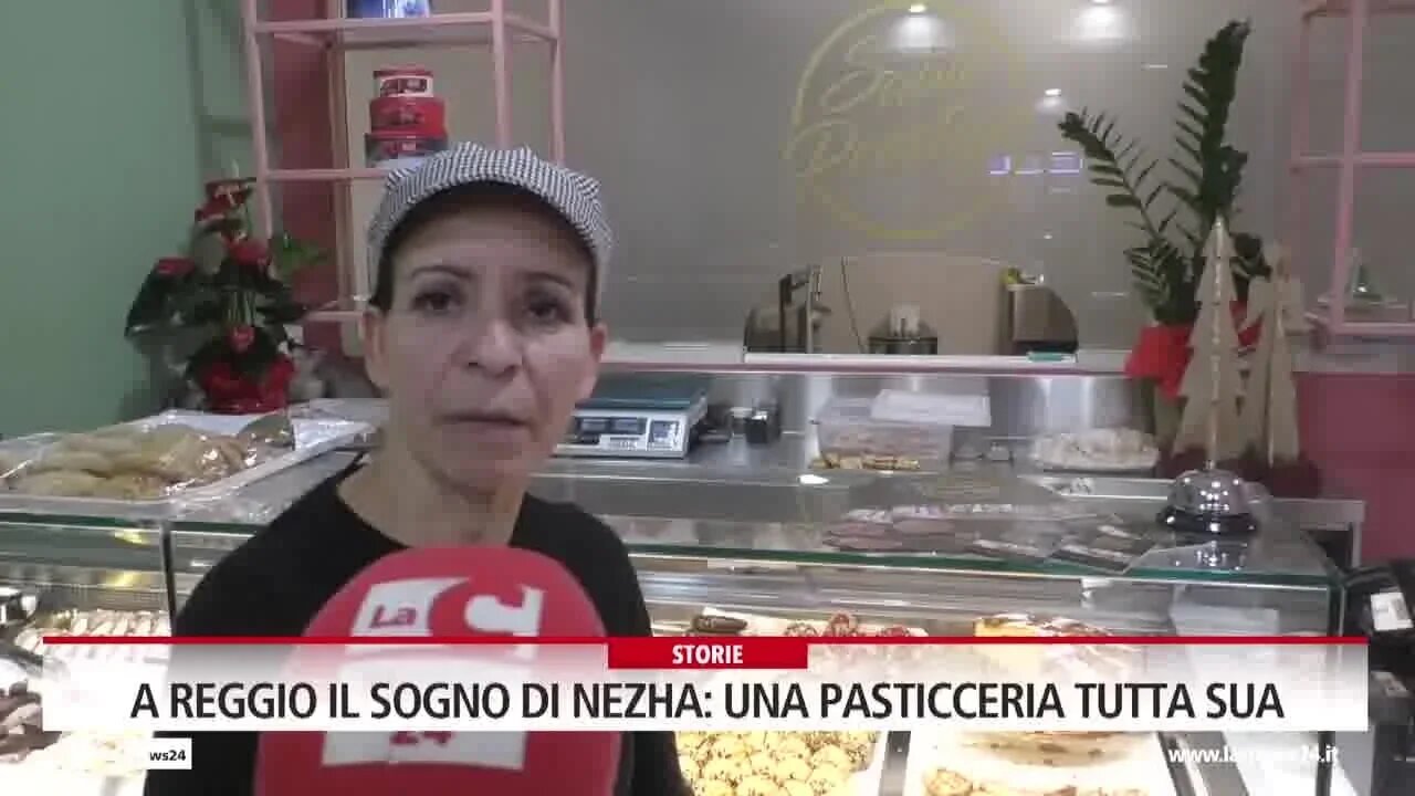 A Reggio il sogno di Nezha: una pasticceria tutta sua