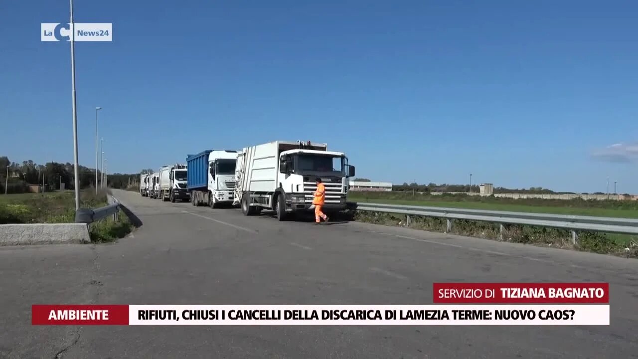 Rifiuti, chiusi i cancelli della discarica di Lamezia terme: nuovo caos?