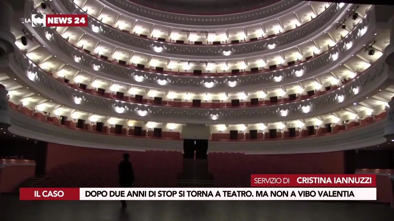 Dopo due anni di stop si torna a teatro. Ma non a Vibo Valentia