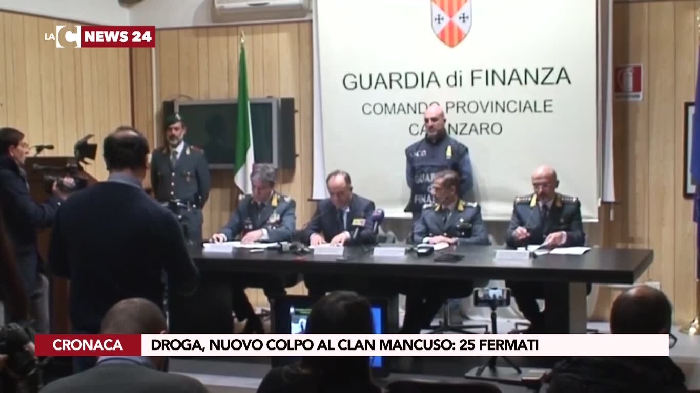 Droga, nuovo colpo al clan Mancuso: 25 fermati