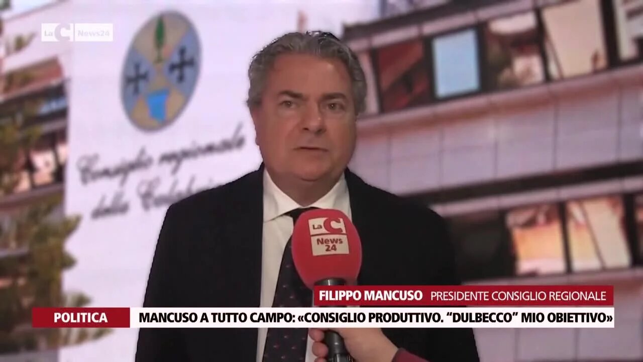 Mancuso a tutto campo: «Consiglio produttivo. “Dulbecco” mio obiettivo»