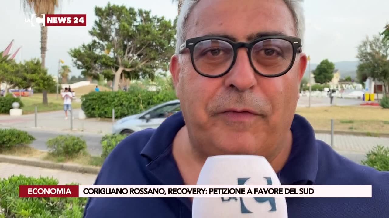 Corigliano Rossano, recovery  petizione a favore del Sud