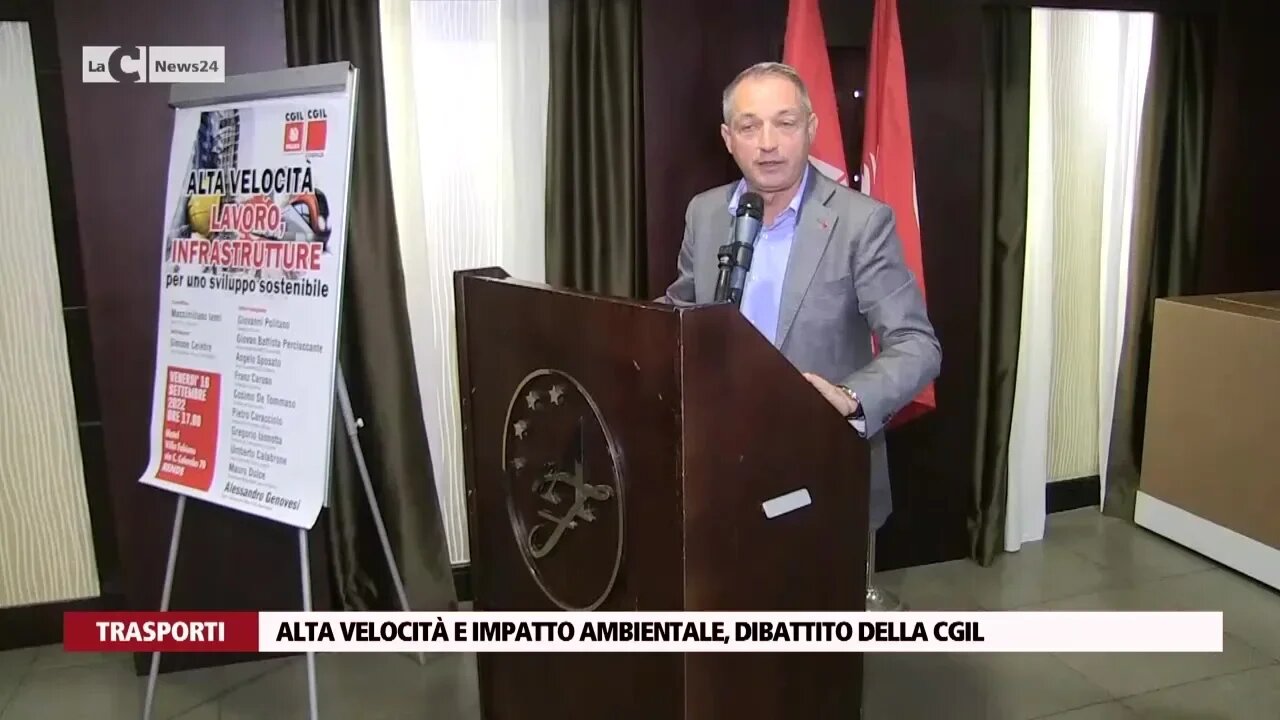 Alta velocità e impatto ambientale, dibattito della Cgil