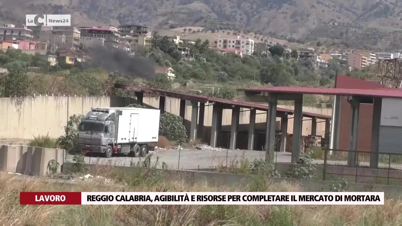 Reggio Calabria, agibilità e risorse per completare il mercato di Mortara