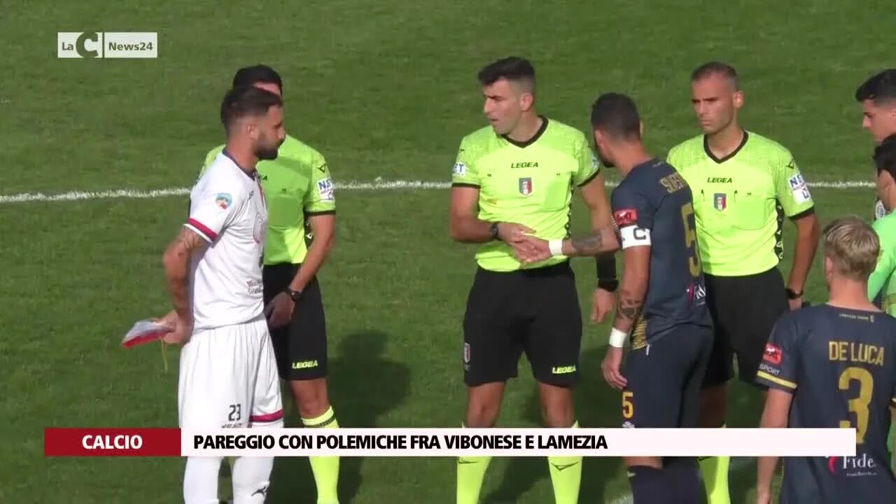 Pareggio con polemiche fra Vibonese e Lamezia