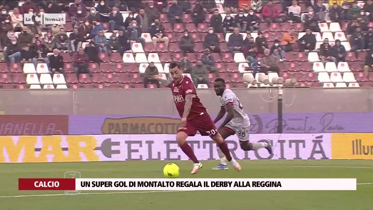 Un super gol di Montalto regala il derby alla Reggina