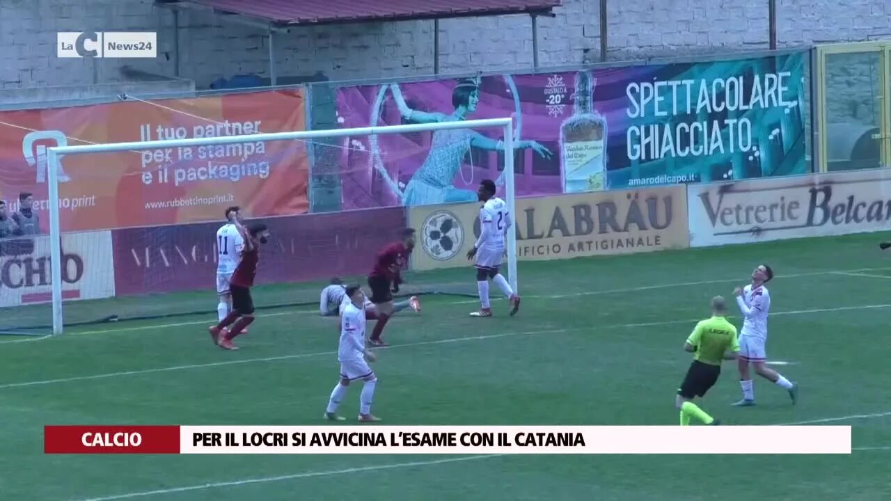 Per il Locri si avvicina l’esame con il Catania