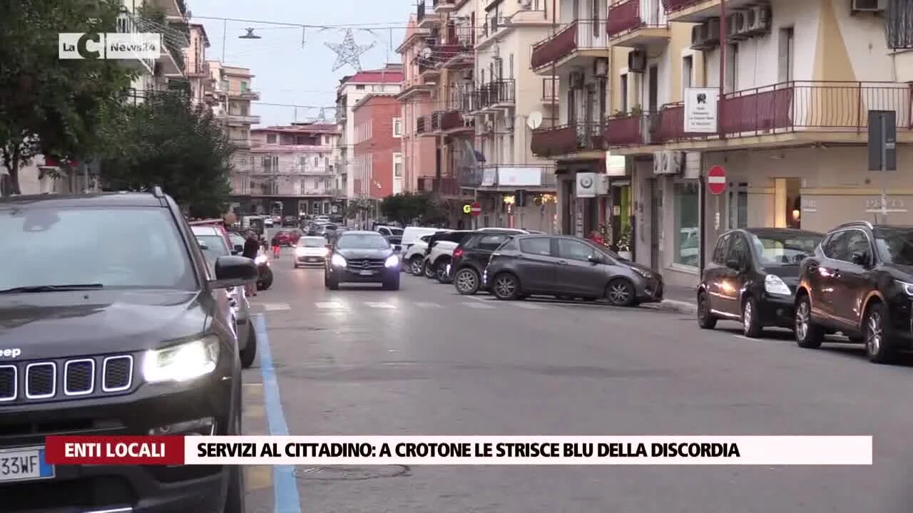 Servizi al cittadino: a Crotone le strisce blu della discordia