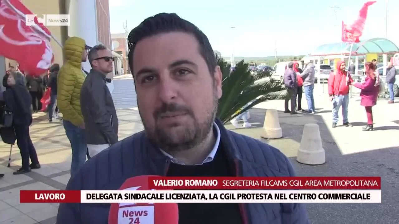 Delegata sindacale licenziata, la Cgil protesta nel centro commerciale