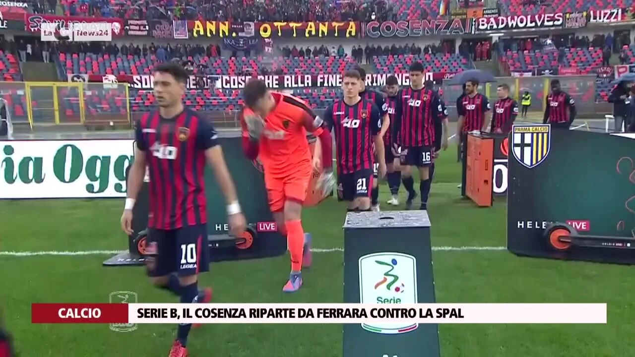 Serie B, il Cosenza riparte da Ferrara contro la Spal