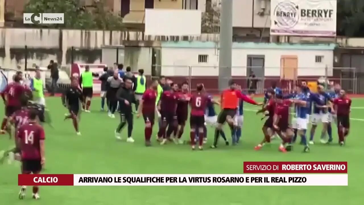 Arrivano le squalifiche per la Virtus Rosarno e per il Real Pizzo