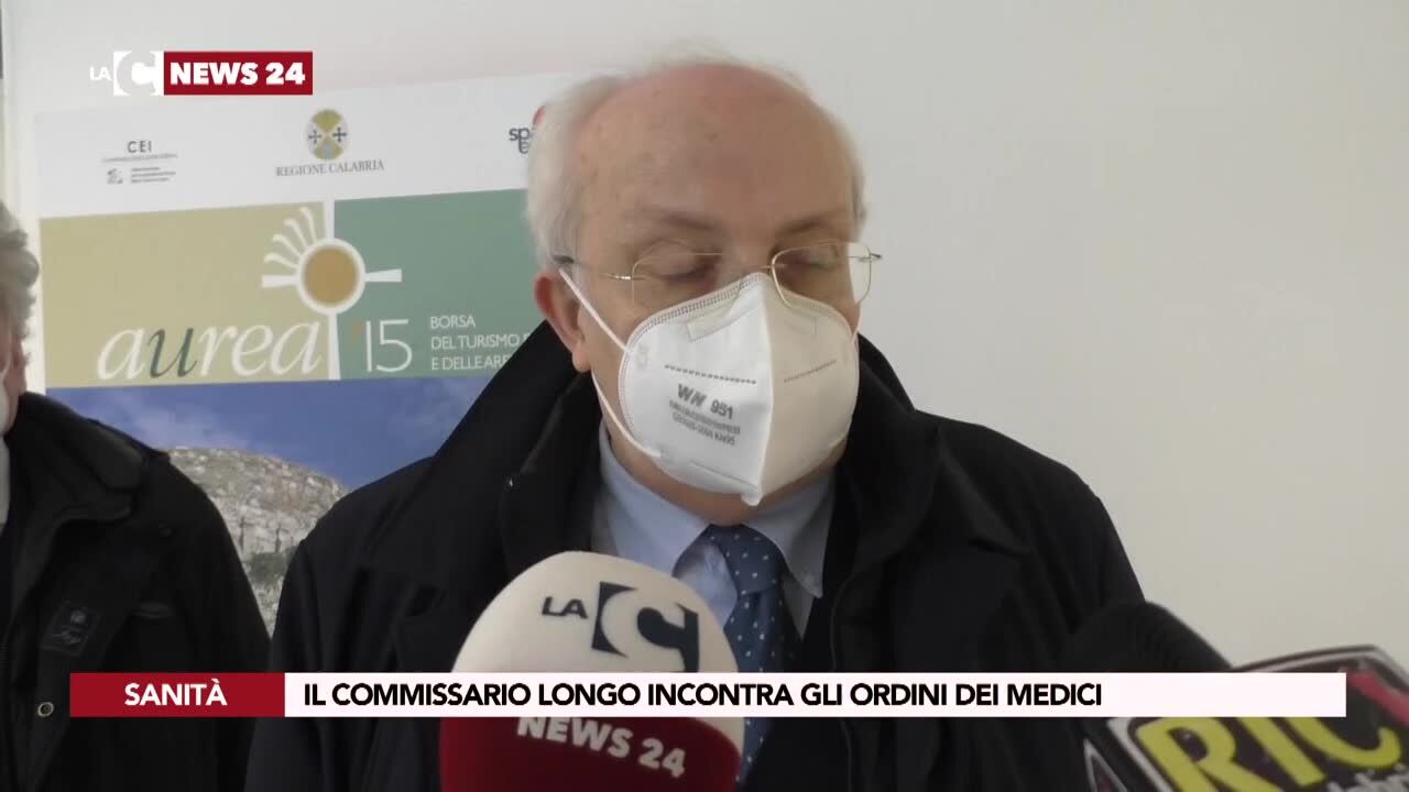 Il Commissario Longo incontra gli ordini dei medici