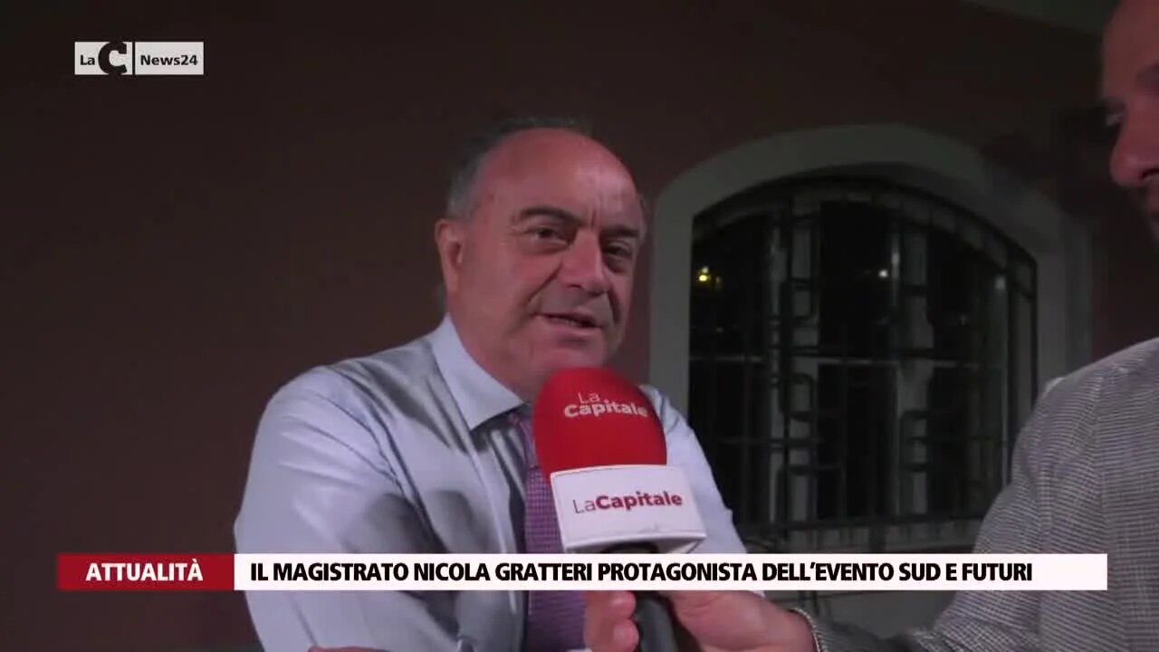 Il magistrato Nicola Gratteri protagonista dell’evento Sud e Futuri