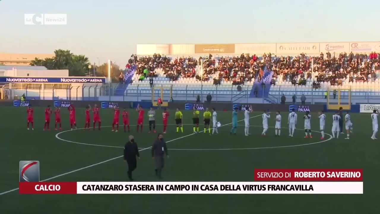 Catanzaro stasera in campo in casa della Virtus Francavilla