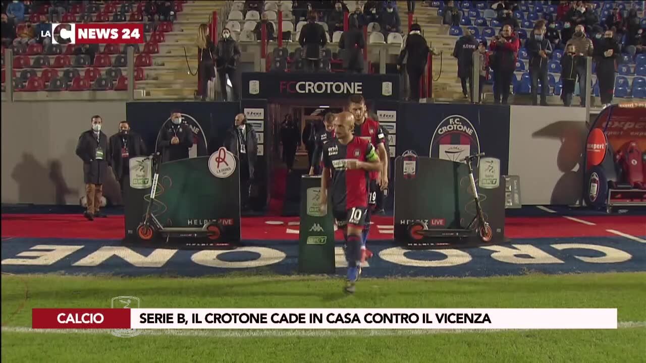 Serie B, il Crotone cade in casa contro il Vicenza
