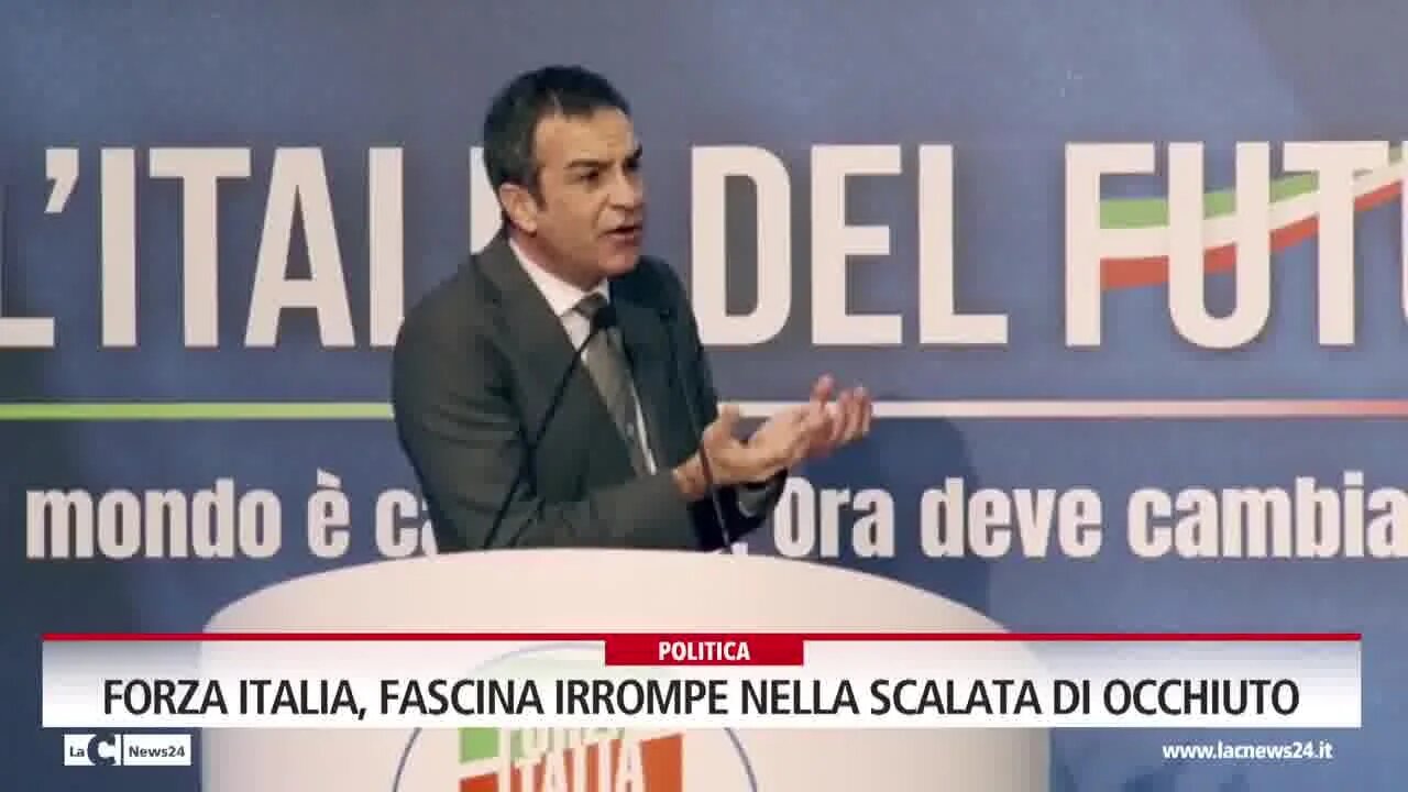 Forza Italia, Fascina irrompe nella scalata di Occhiuto