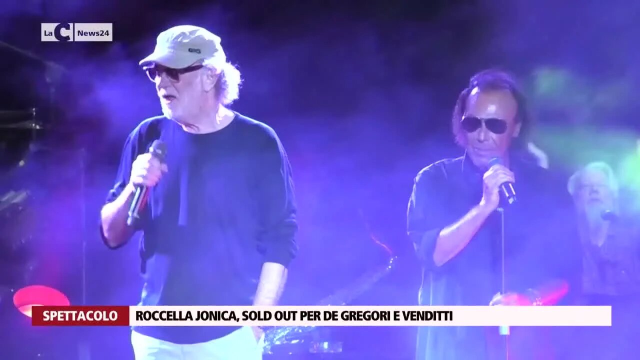 De Gregori e Venditti, quarant’anni di musica italiana sul palco del Roccella Summer Festival