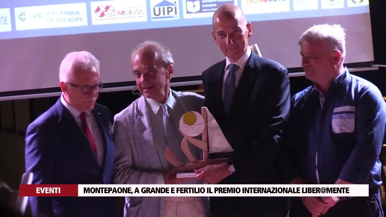 Montepaone, a grande e fertilio il premio internazionaleLliber@mente