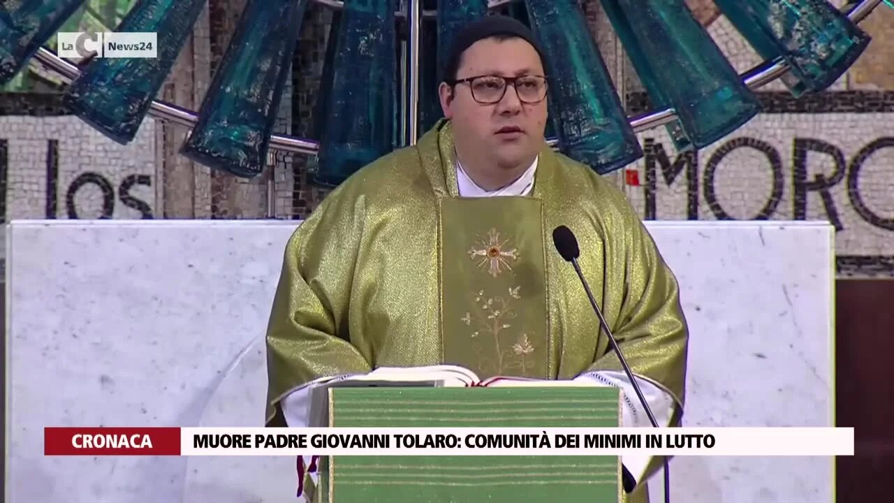 Muore padre Giovanni Tolaro comunità dei minimi in lutto