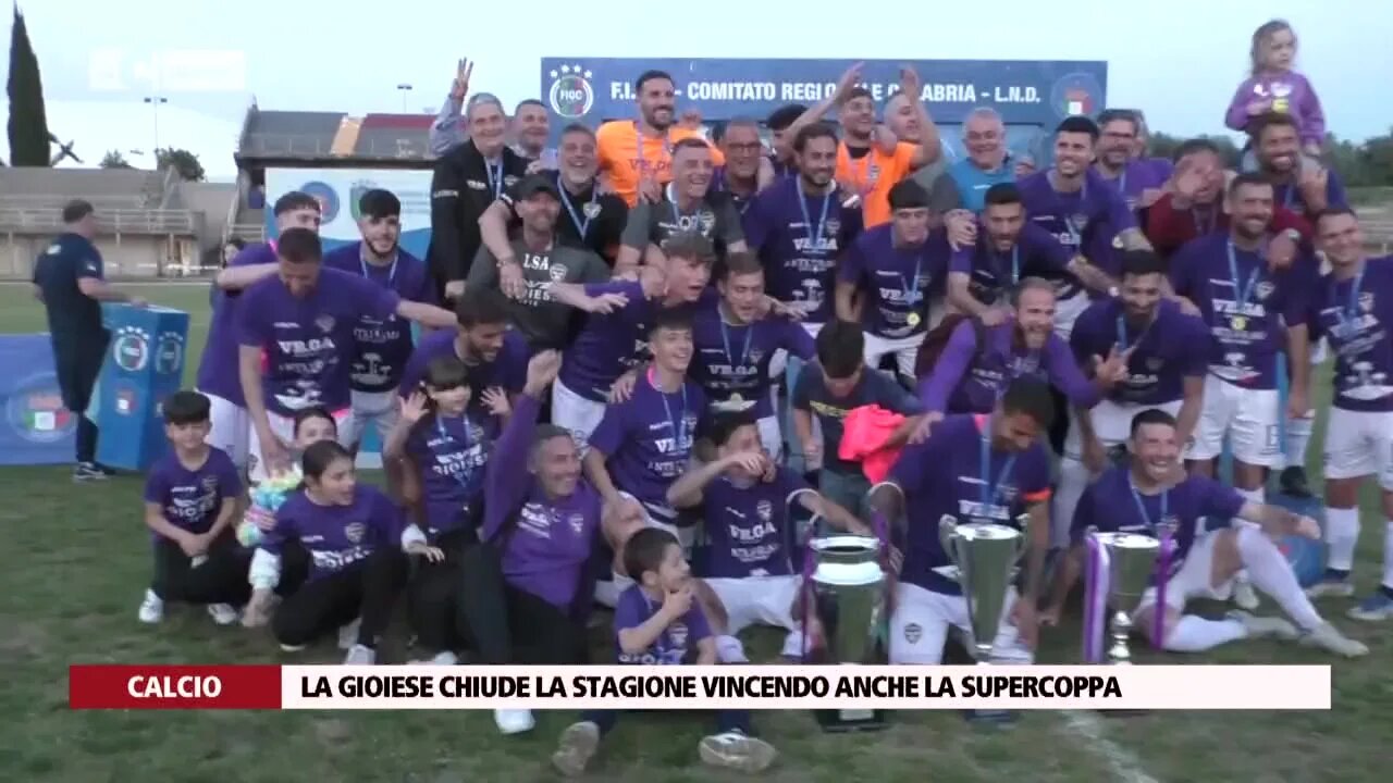 La Gioiese chiude la stagione vincendo anche la Supercoppa