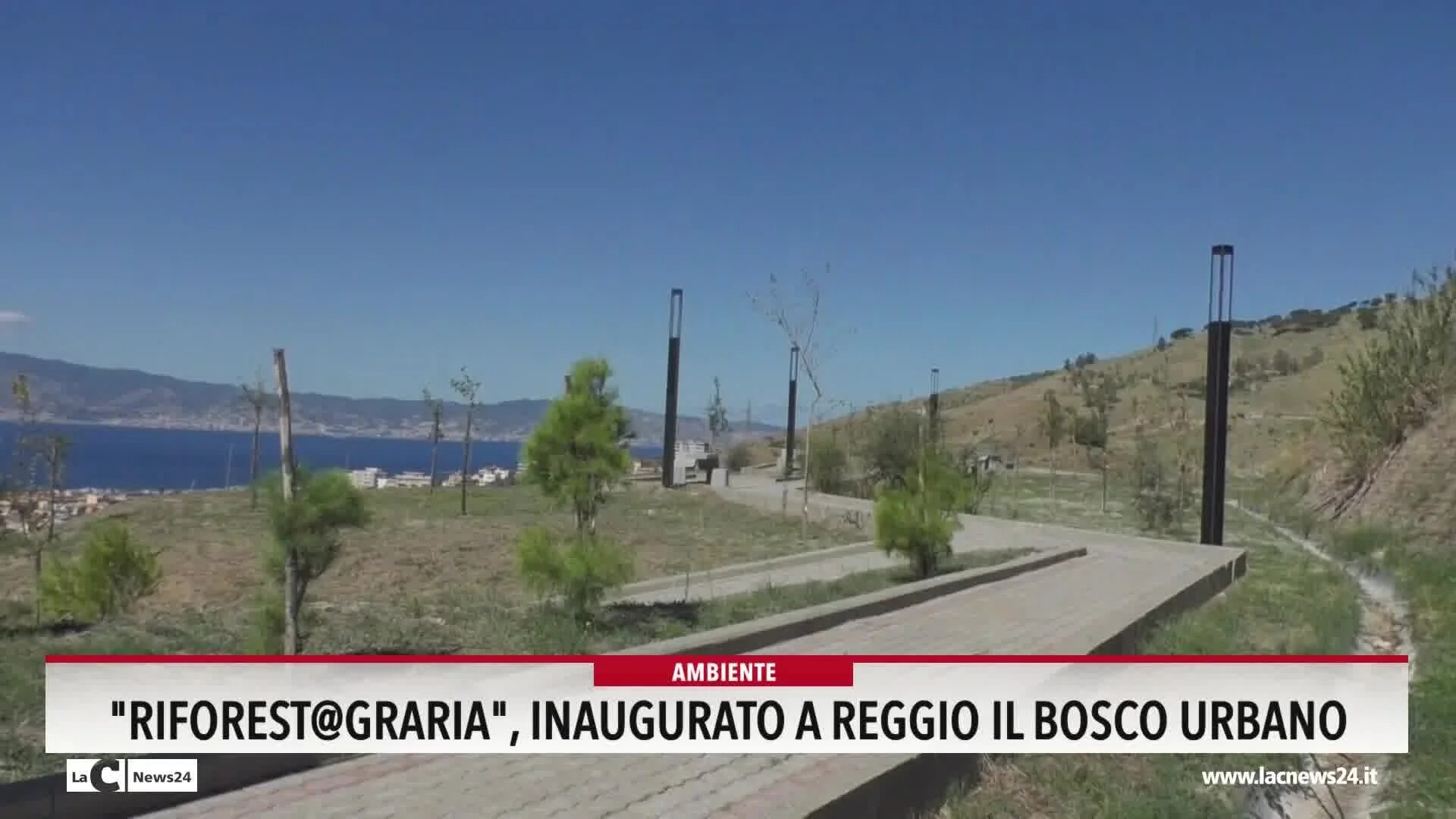 Riforest@graria, inaugurato a Reggio il bosco urbano