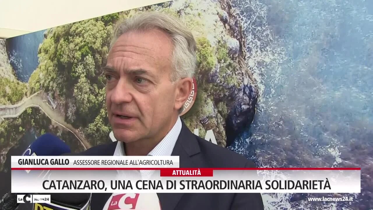 Catanzaro, una cena di straordinaria solidarietà