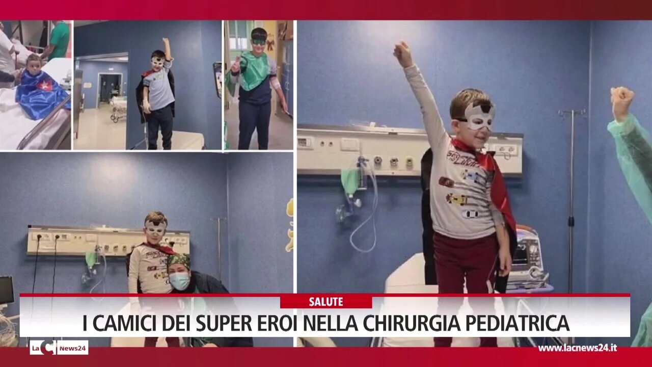 I camici dei super eroi nella chirurgia pediatrica