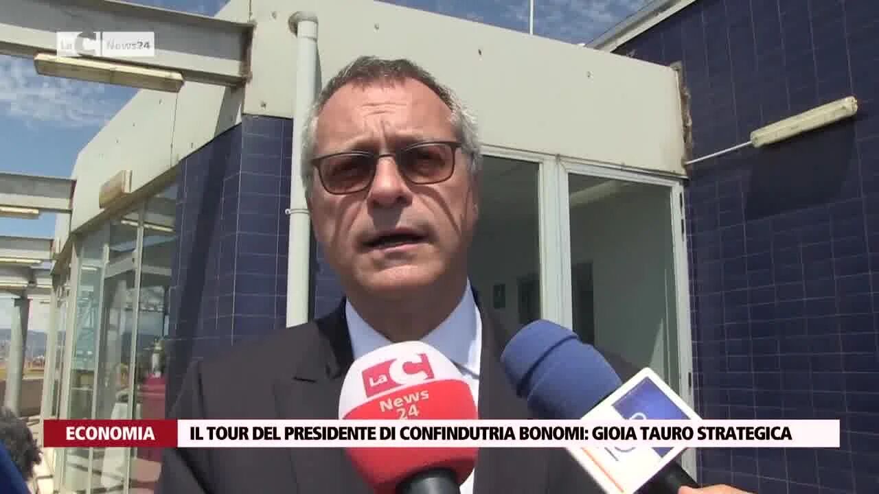 Il tour del presidente di Confindutria: Bonomi Gioia Tauro strategica