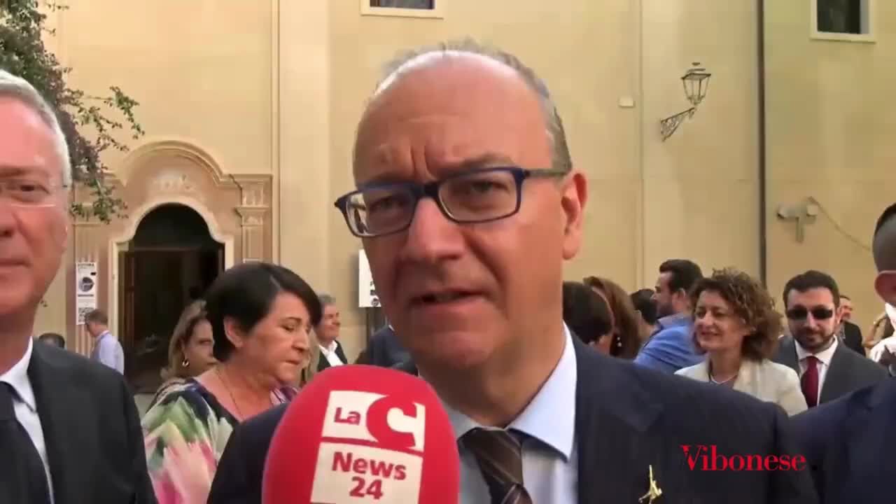 Intervista al ministro Valditara a Tropea