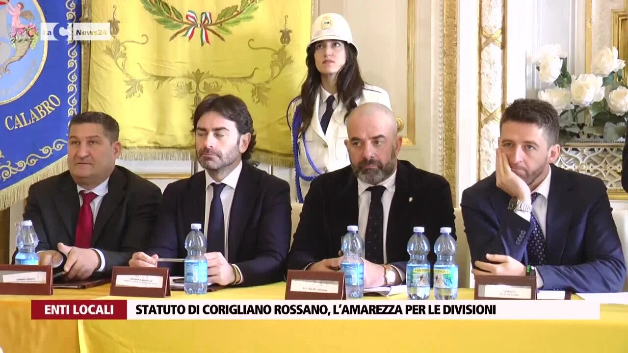 Statuto di Corigliano Rossano, l’amarezza per le divisioni