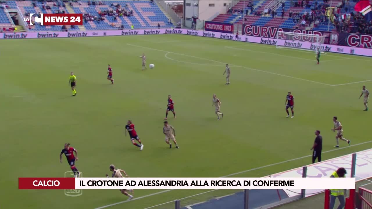 Il Crotone ad Alessandria alla ricerca di conferme