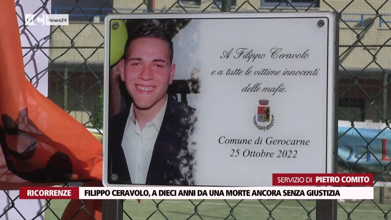 Filippo Ceravolo, a dieci anni da una morte ancora senza giustizia
