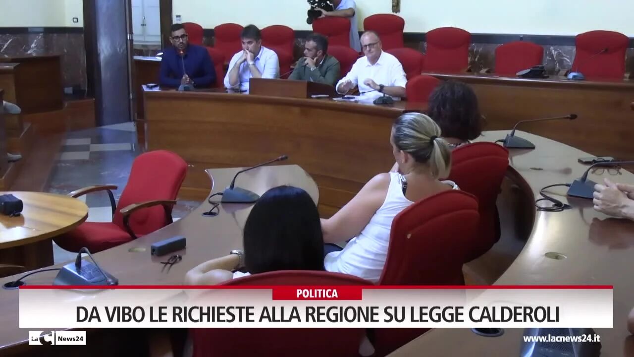 Da Vibo l'offensiva contro l'Autonomia differenziata: «Referendum abrogativo, Occhiuto sostenga la proposta»