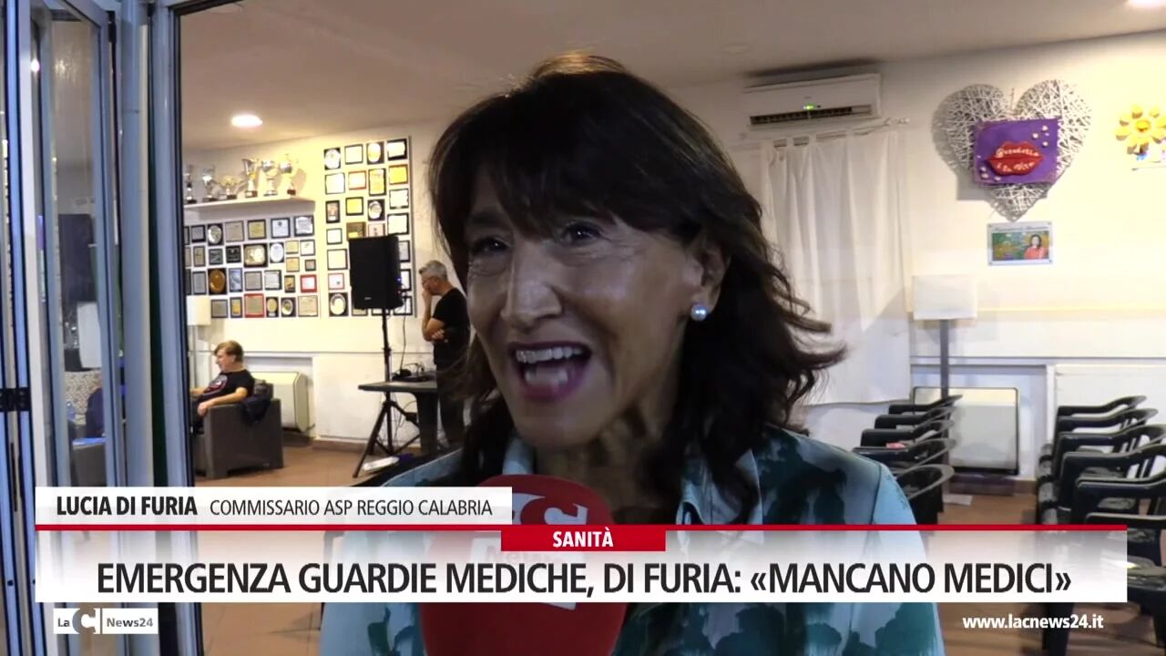Emergenza guardie mediche, Di Furia: "mancano medici"