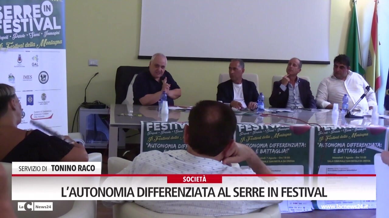 L’Autonomia differenziata al serre in festival