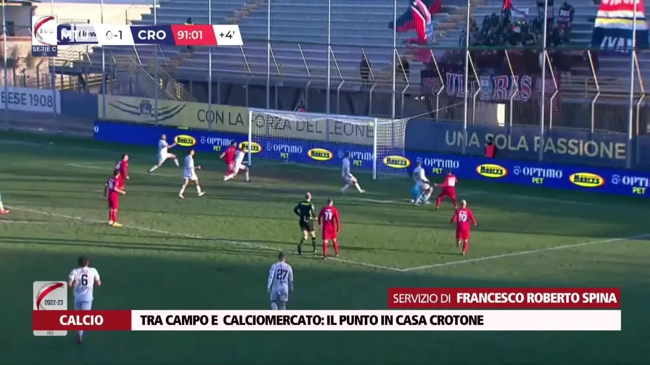 Tra campo e  calciomercato: il punto in casa Crotone