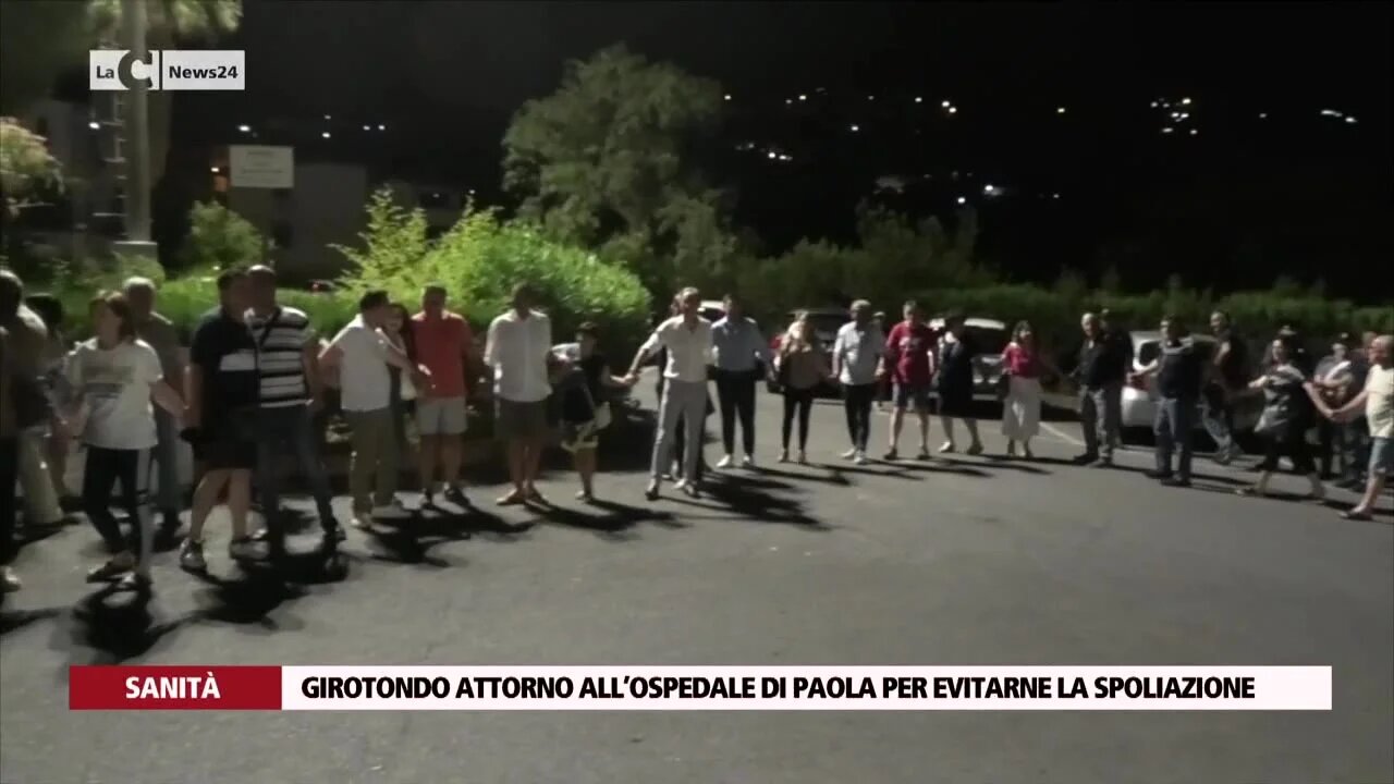 Girotondo attorno all’ospedale di Paola per evitarne la spoliazione