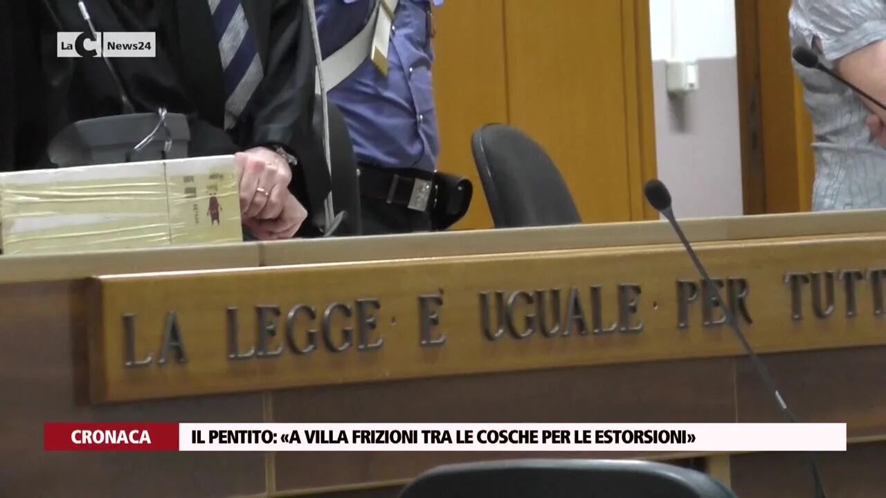 Il pentito: «A villa frizioni tra le cosche per le estorsioni»