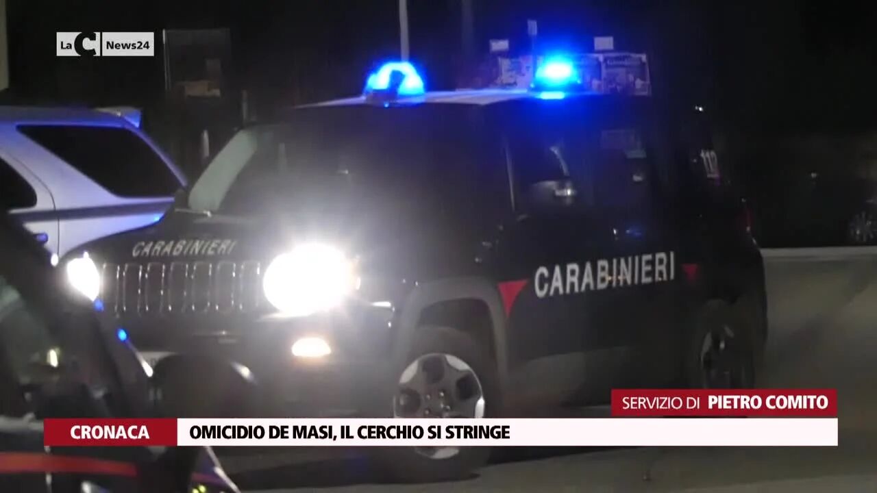 Omicidio De Masi, il cerchio si stringe