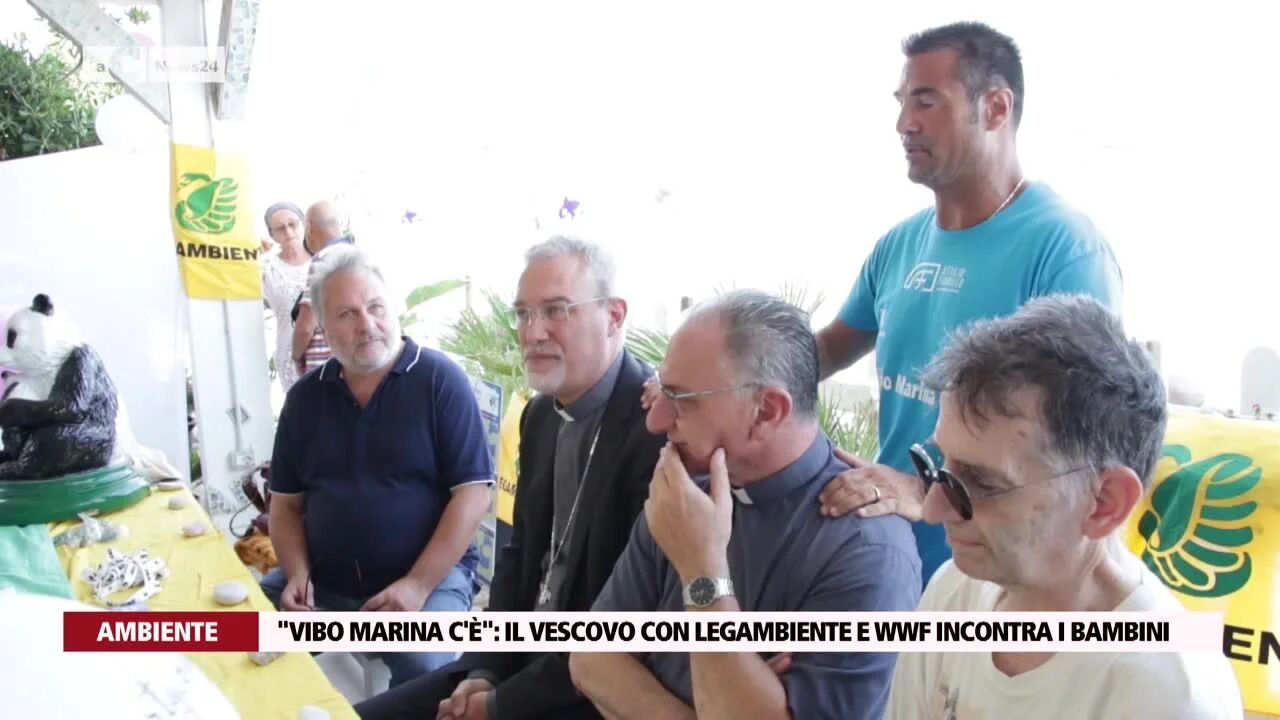 "Vibo Marina c'è": il vescovo con Legambiente e Wwf incontra i bambini