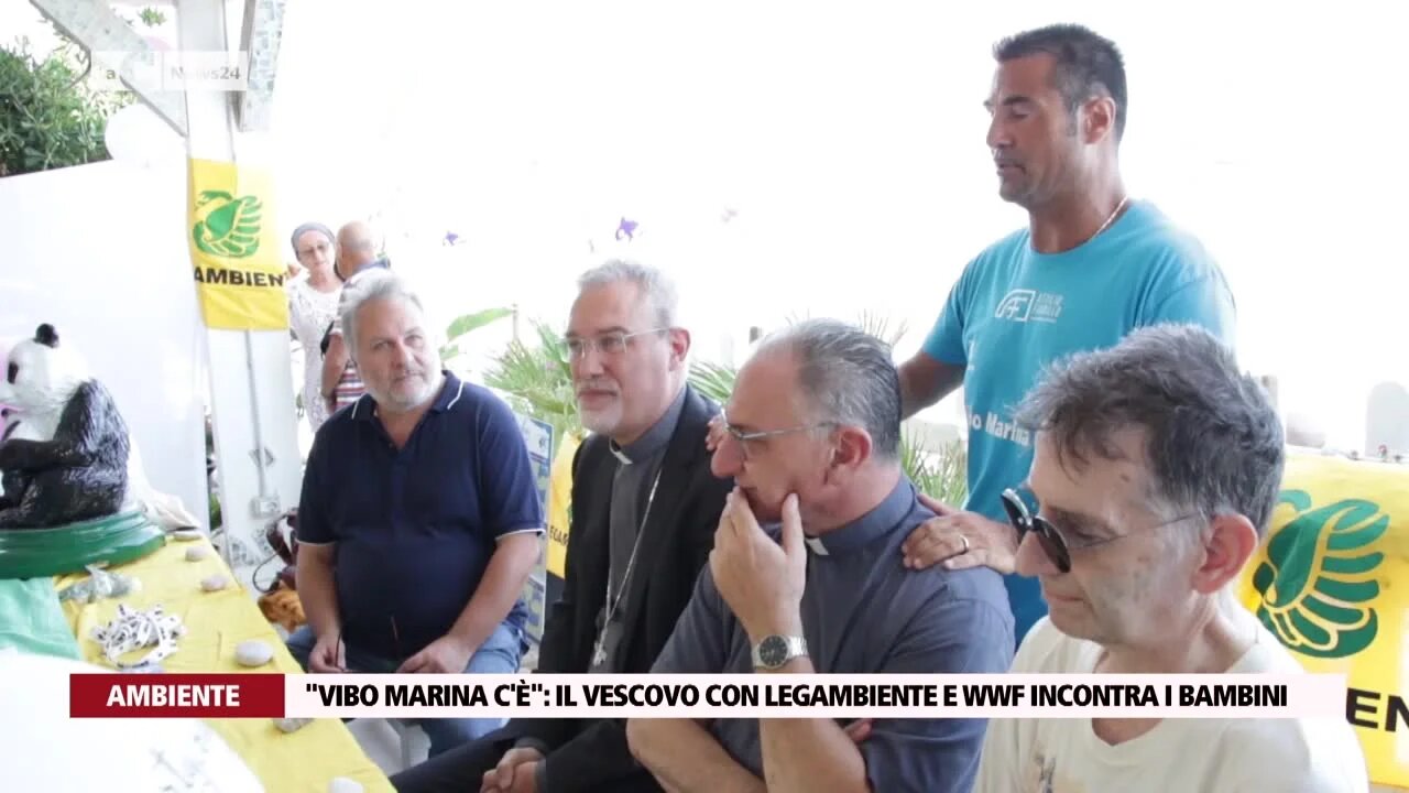 Tutela del mare: a Vibo Marina giornata green con il vescovo, Legambiente e Wwf
