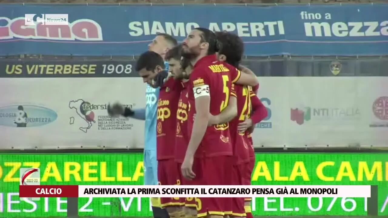 Archiviata la prima sconfitta il Catanzaro pensa già al Monopoli