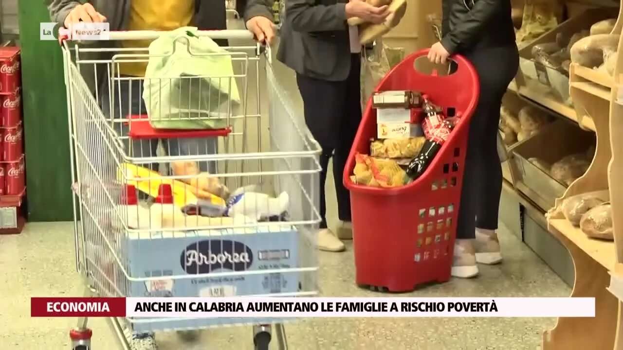 Anche in Calabria aumentano le famiglie a rischio povertà