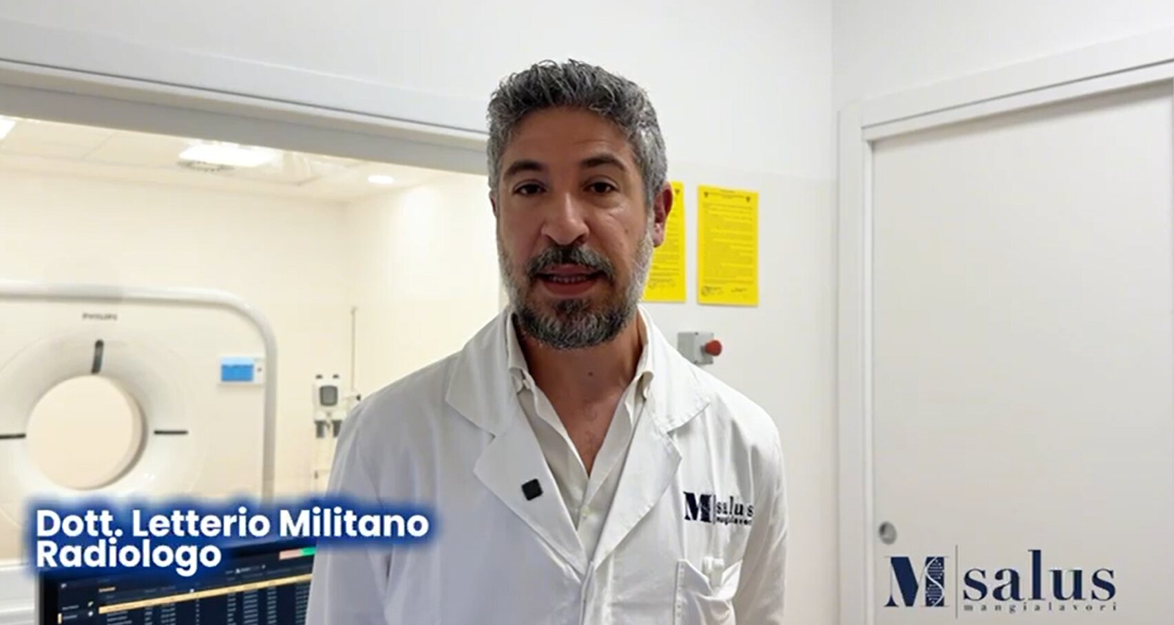 Colonscopia virtuale alla Salus Mangialavori: una metodica innovativa e tanti vantaggi per il paziente. Intervista al dottore Militano - VIDEO