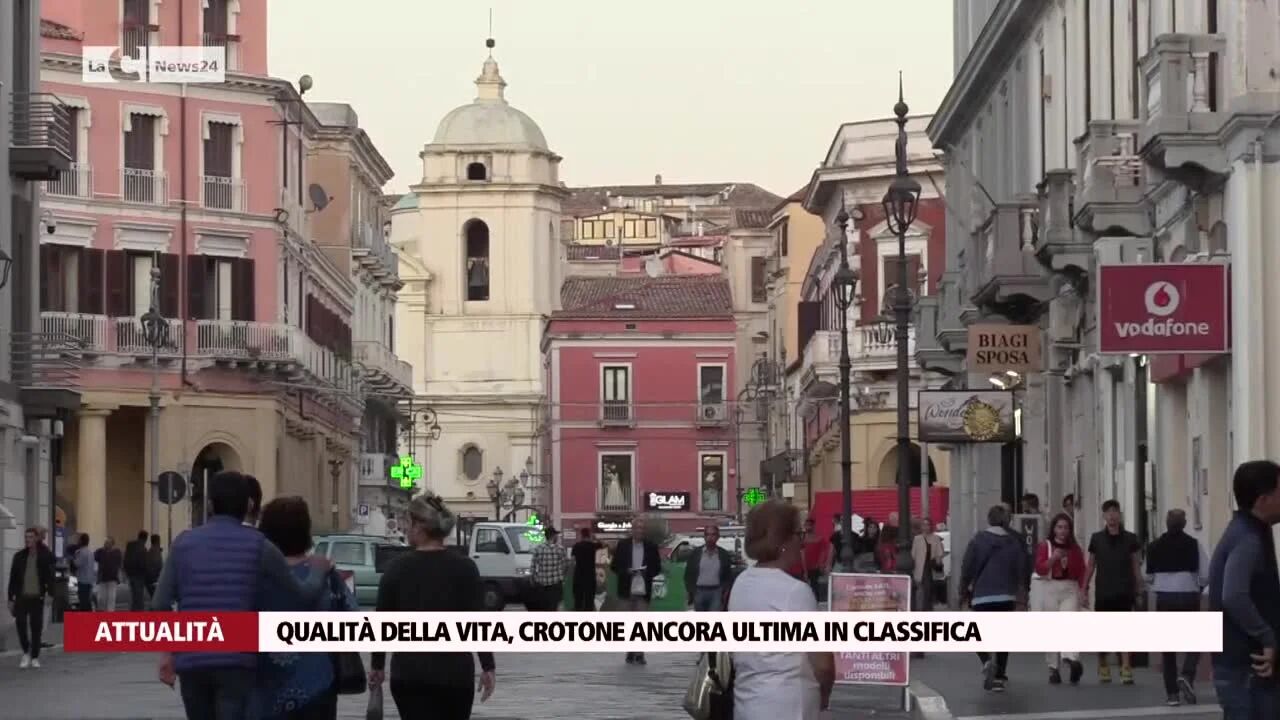 Qualità della vita, Crotone ancora ultima in classifica