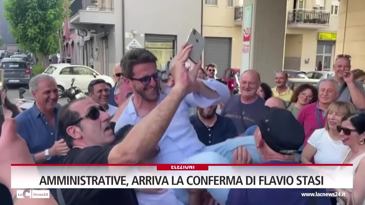 Amministrative, arriva la conferma per Flavio Stasi